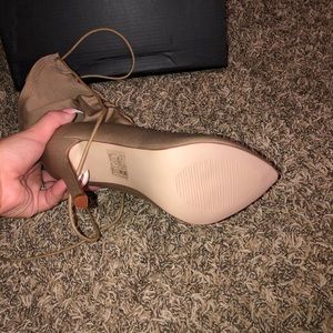 Pretty.Little.Thing laced up high heel boots